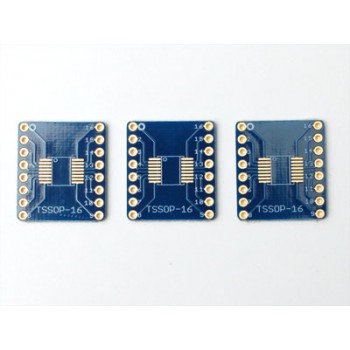 SMT Breakout PCB for SOIC-16 or TSSOP-16 - 3 Pack!