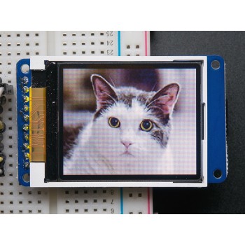 1.8" Color TFT LCD display with MicroSD Card Breakout