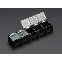 Antistatic Modular Snap Boxes - SMD component storage - 5 pack - Antistatic