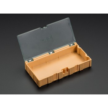 Large Modular Snap Box - SMD component storage - Orange