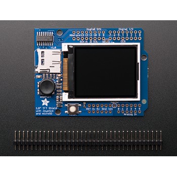 Adafruit 1.8" 18-bit Color TFT Shield w/microSD and Joystick